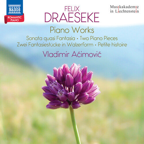 Album cover for Vladimir Acimovic - Draeseke: Piano Works on cd