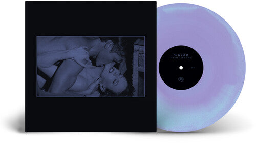 Album cover for Whirr - Feels Like You on pastel purple & blue vinyl lp