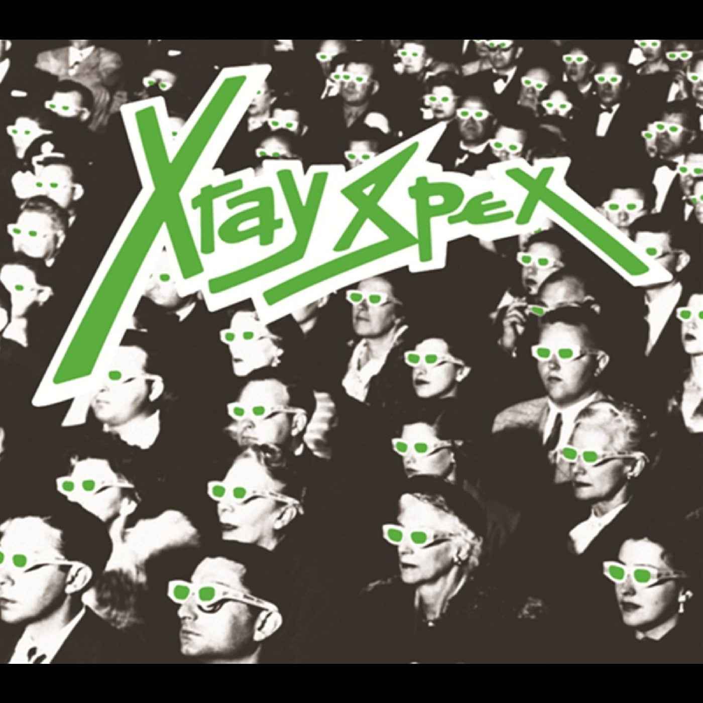 Album cover for X-Ray Spex - Obsessed With You (The Early Years) on day-glo orange vinyl