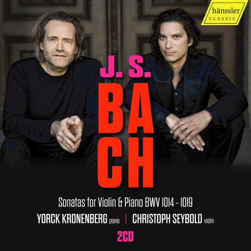 Album cover for Yorck Kronenberg - Bach: Sons for Violin & Piano Bwv 1014-1019 on cd