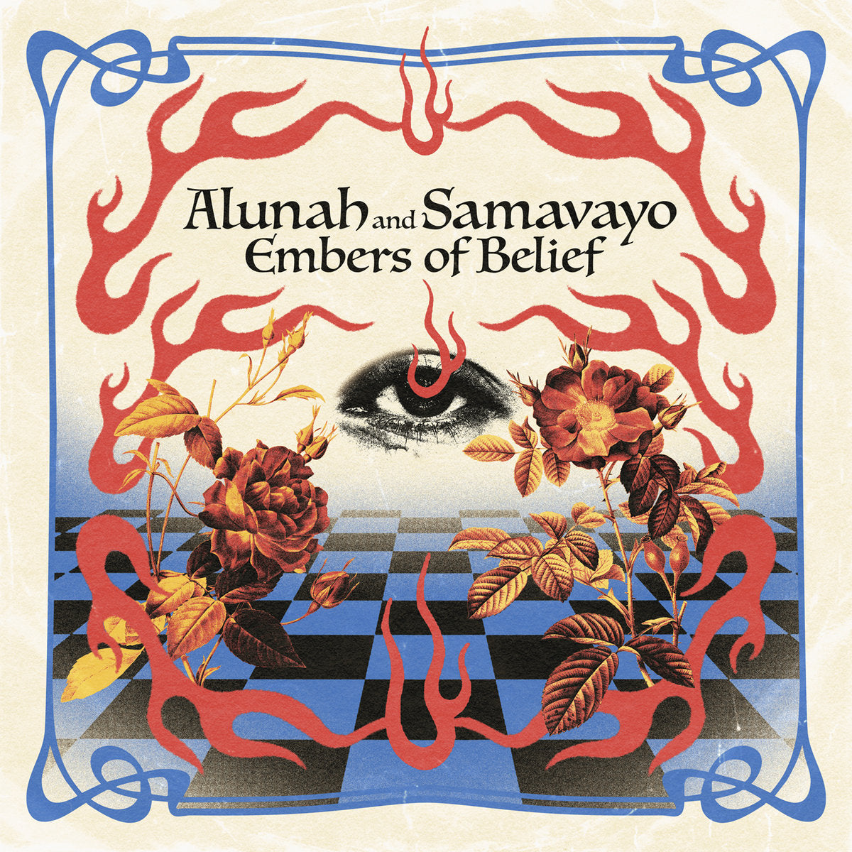 Album cover for Alunah & Samavayo - Embers Of Belief on vinyl lp