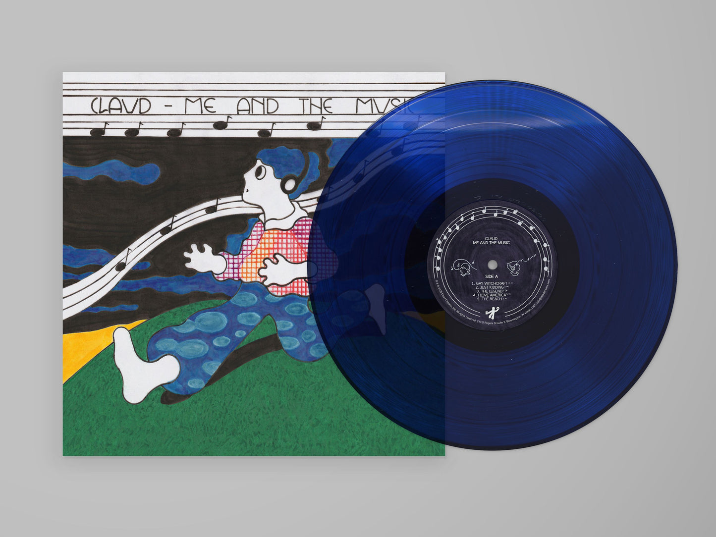 Me and the Music Clear Blue Vinyl LP