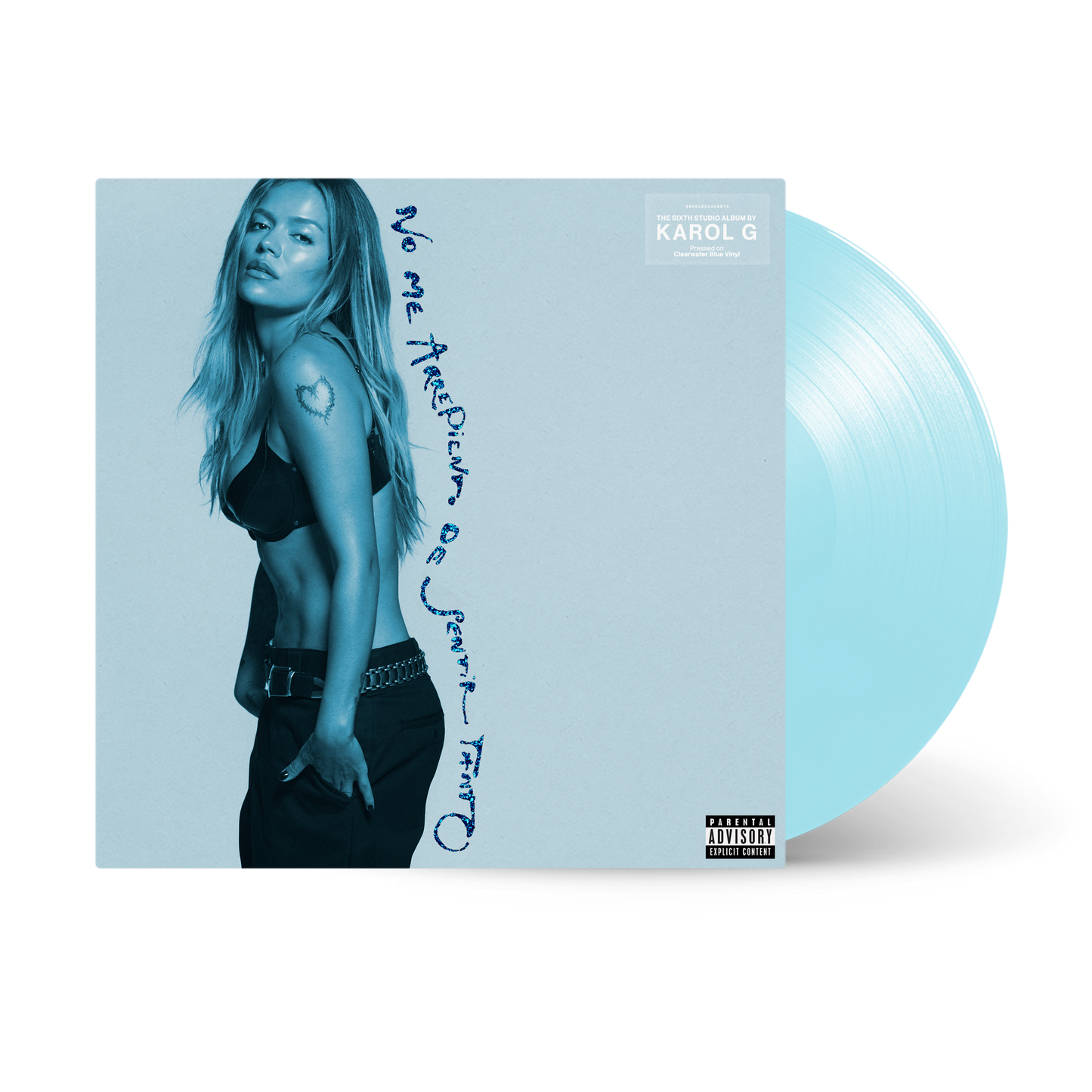 No Me Arrepiento De Sentir Tanto Clearwater Blue Vinyl LP