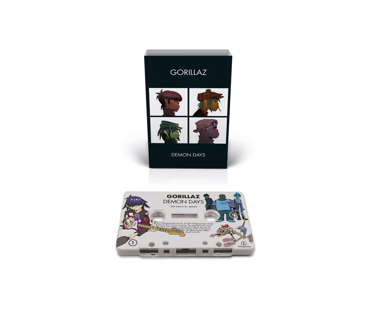 Gorillaz White Camouflage Cassette