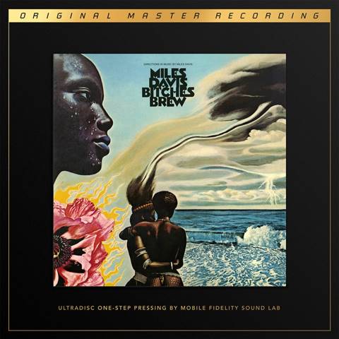Album cover for Miles Davis - Bitches Brew (55th Anniversary) on 180 gram audiophile ultradisc one-step vinyl 2lp