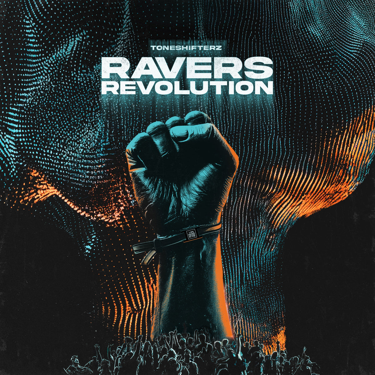 Album cover for Toneshifterz - Ravers Revolution on vinyl lp