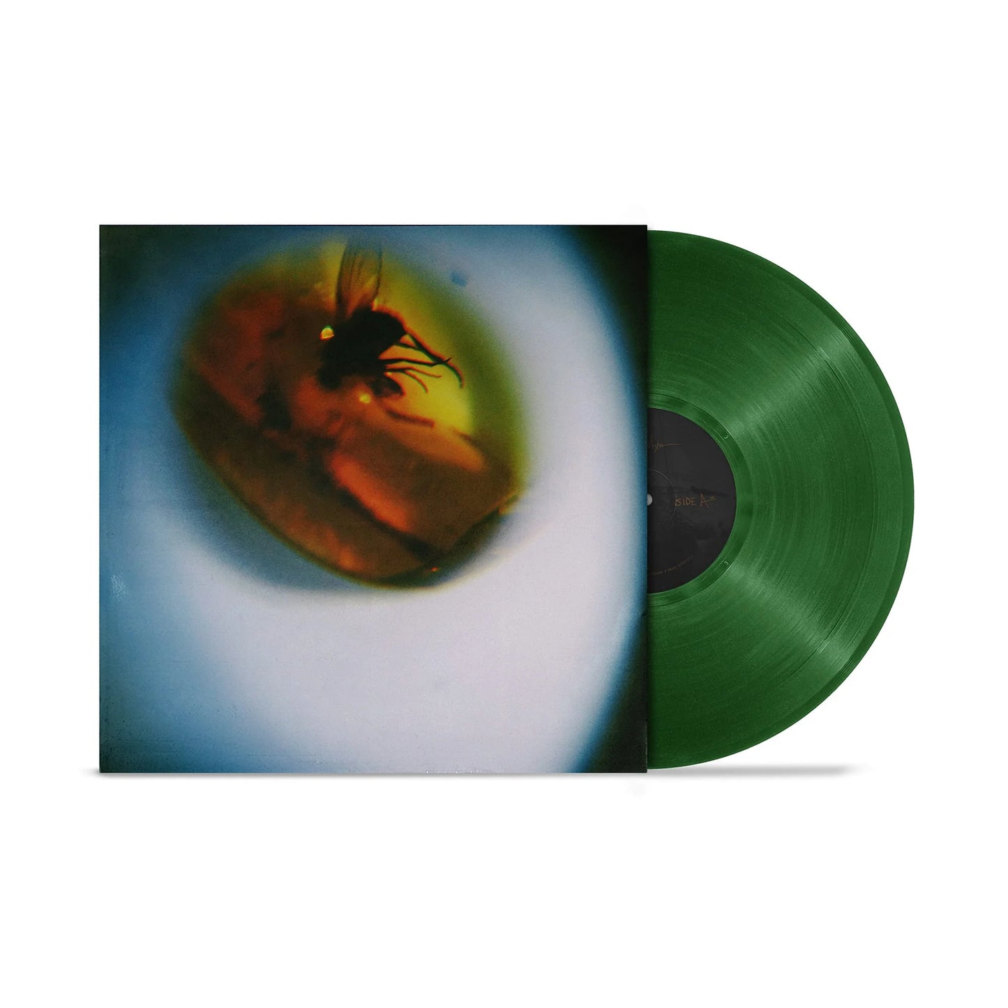Album cover for April + VISTA - Traditional Noise on emerald green vinyl lp