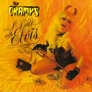 Album cover for Cramps - A Date With Elvis on orange vinyl lp