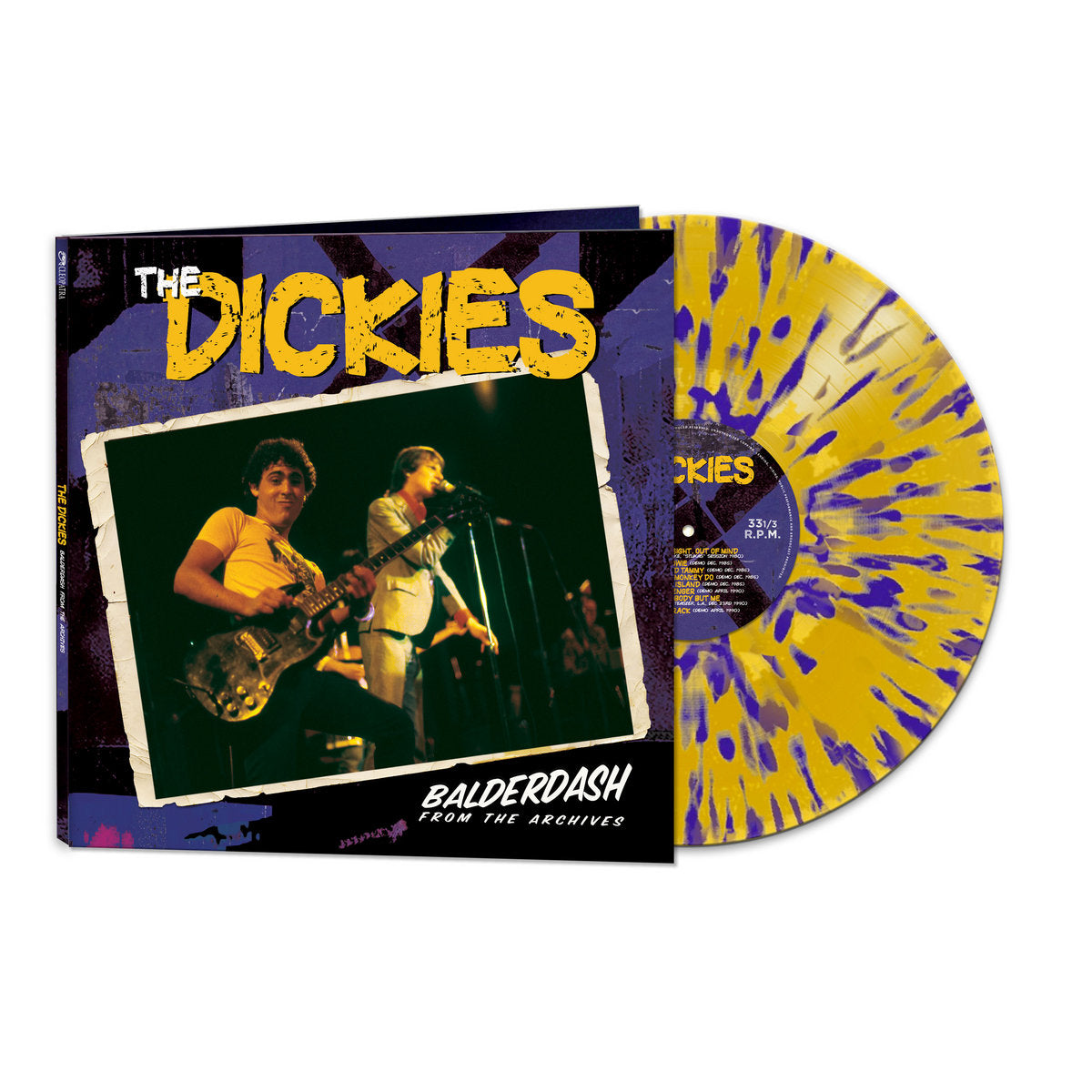 The Dickies - Balderdash From The Archives [Purple & Yellow Splatter Vinyl LP] product image
