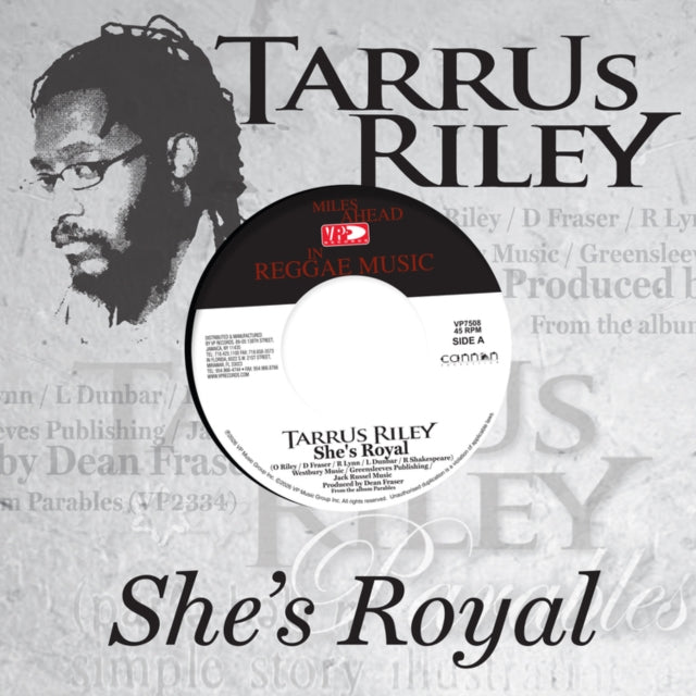Album cover for Tarrus Riley - She's Royal on 7" Vinyl