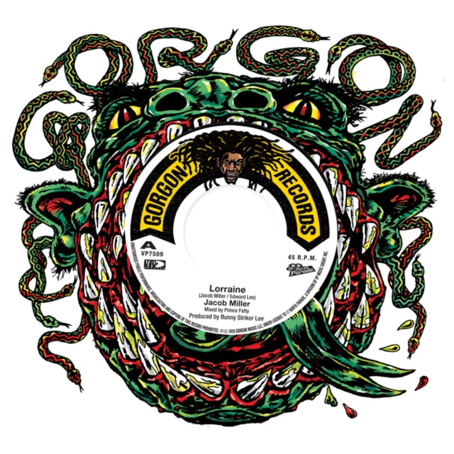 Album cover for Jacob Miller, Aggrovators, Prince Fatty - Lorraine on 7" Vinyl