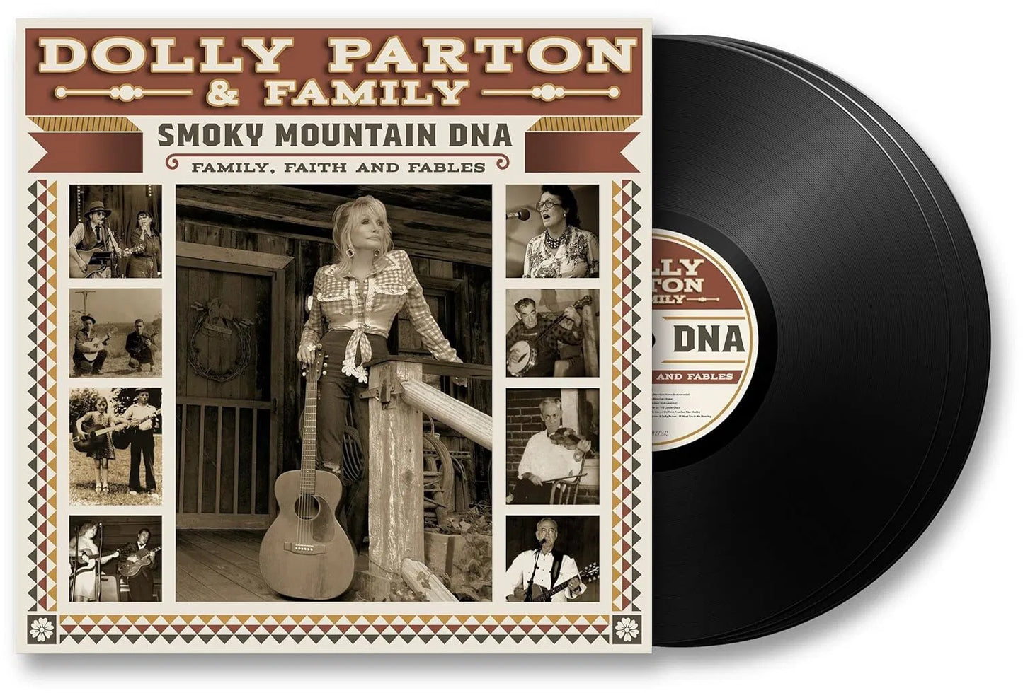 Dolly Parton & Family - Smoky Mountain DNA: Family, Faith And Fables [3LP] — cover artwork