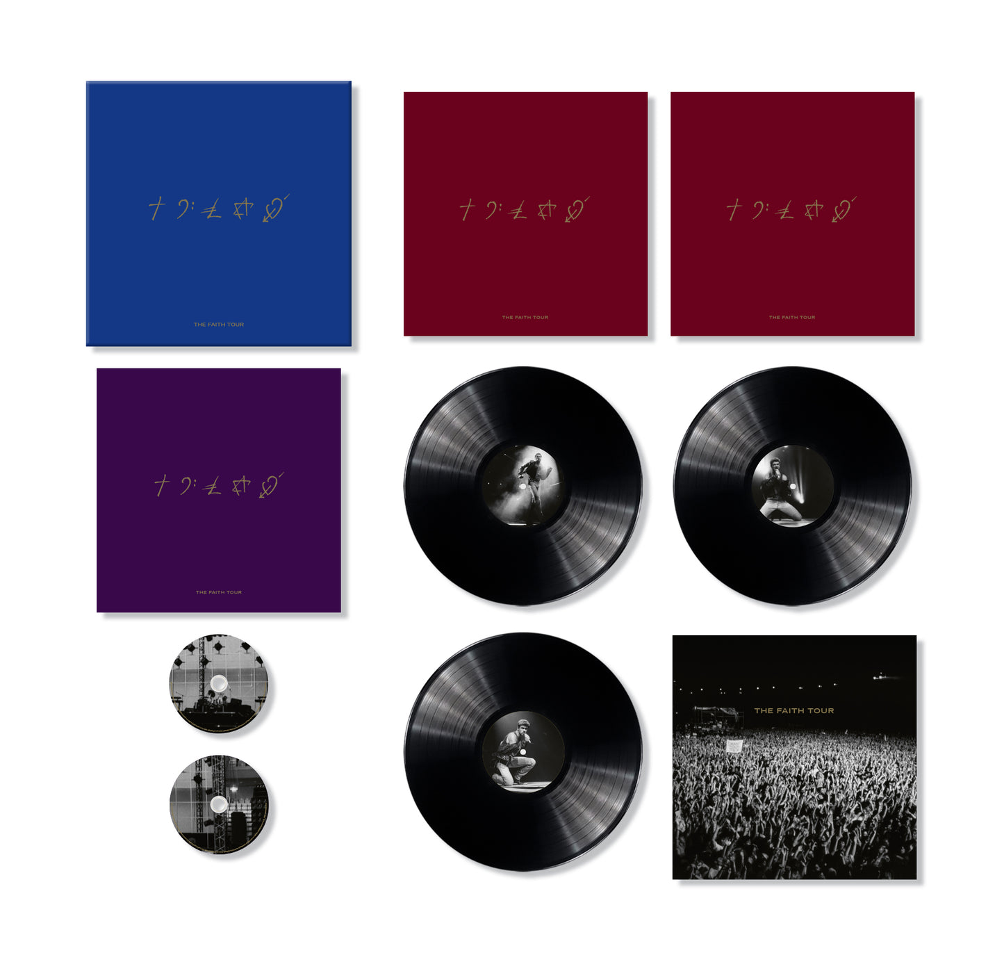 George Michael - The Faith Tour [3LP + 2CD Box Set] — cover artwork