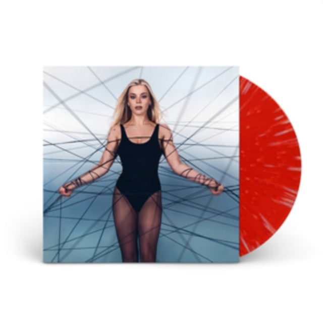 Album cover for Becky Hill - Rebecca [LP Red & White Splatter Vinyl Import]