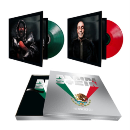 Rammstein - Live In Mexico City [4LP 180 Gram 45RPM Red/White/Green Vinyl Box Set]