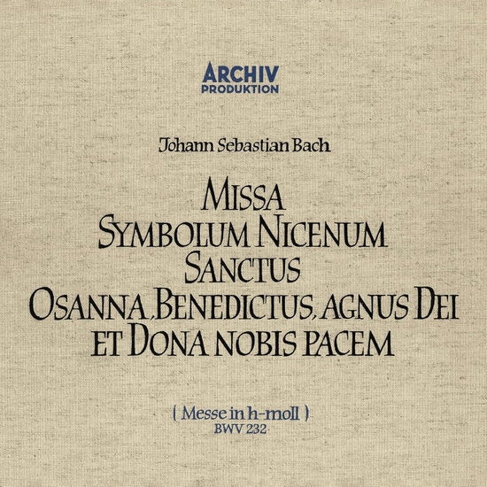 Bach: Mass in B Minor, BWV 232 (The Original Source Series) [180 Gram 3LP]