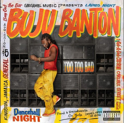 Buju Banton - Too Too Bad cover artwork