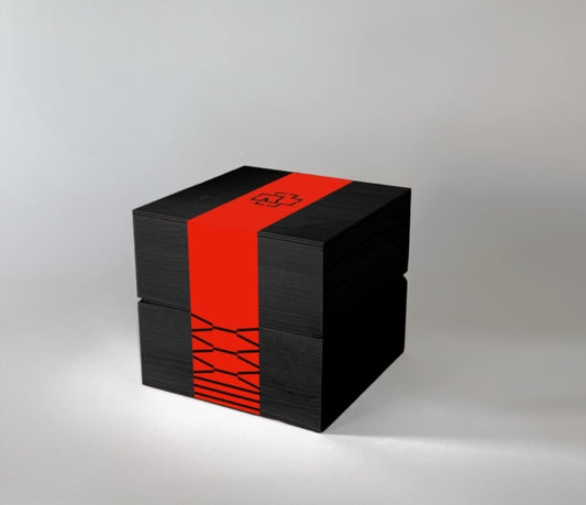 XXXIII [33 x 7" Single Box Set] (black woodern box with metal Rammstein logo)