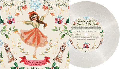 A Very Laufey Holiday: The Santa Claus Is Comin' To Town Edition [7"] (Snow Globe Glitter Vinyl, limited)