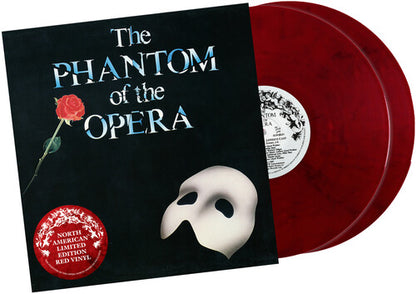 Various Artists — The Phantom of the Opera: Original Cast Recording [Red 2LP]; artwork and packaging