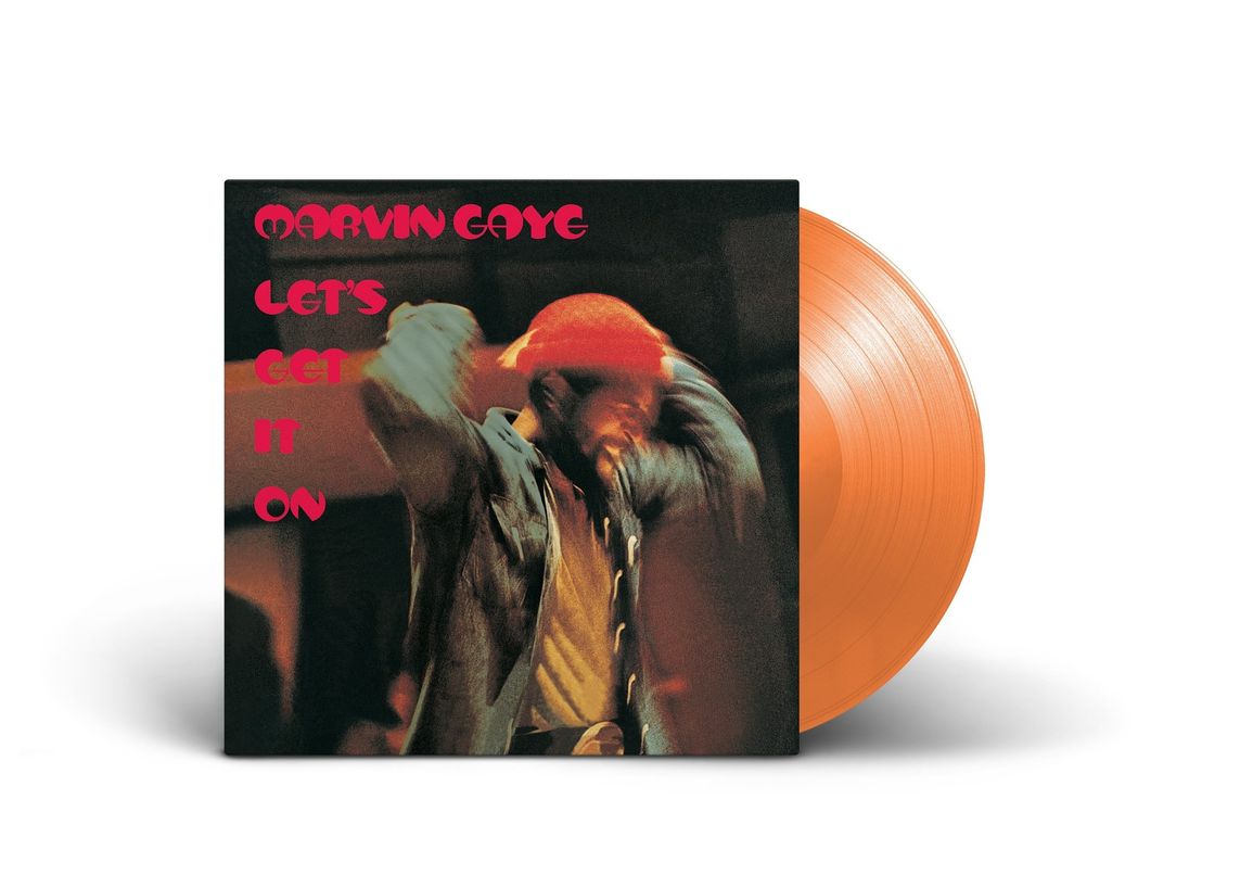 Marvin Gaye - Let's Get It On orange crush vinyl album cover