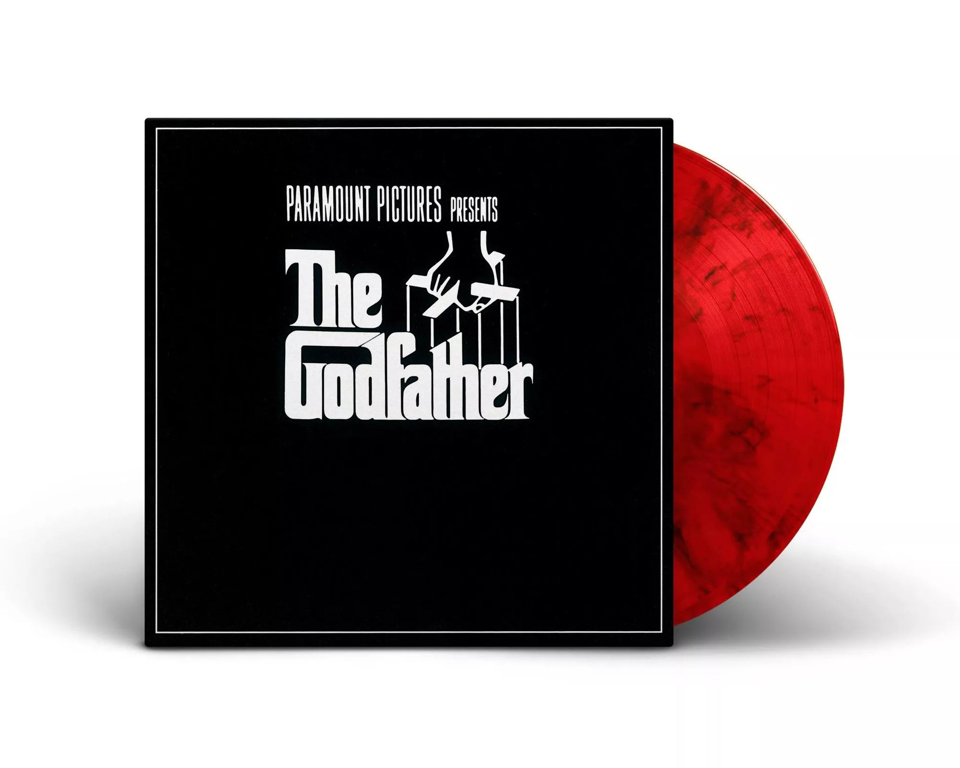 Nino Rota - The Godfather original soundtrack red and black marble vinyl album cover