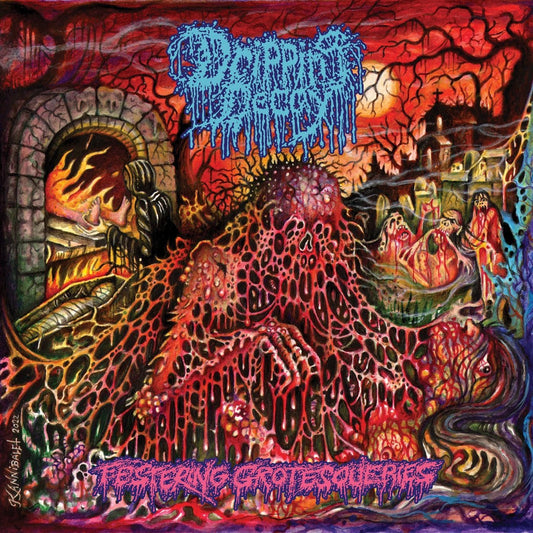 Dripping Decay – Festering Grotesqueries [LP] cover artwork