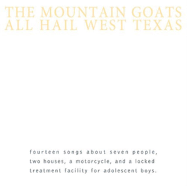 The Mountain Goats – All Hail West Texas [CD] cover artwork
