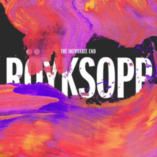 Röyksopp – The Inevitable End [Numbered 180g Orange & Yellow 3LP] cover artwork