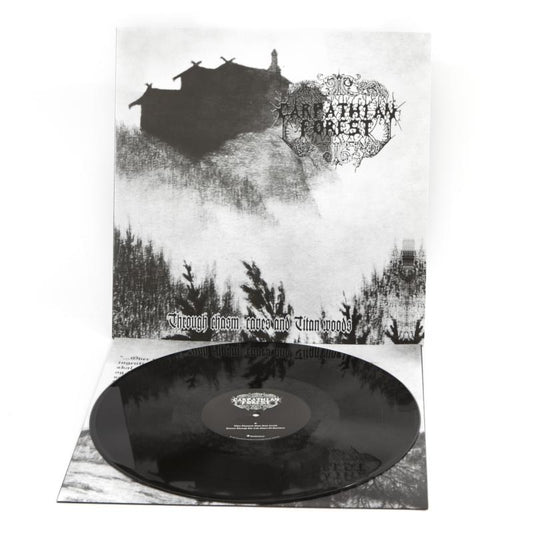 Carpathian Forest – Through Chasm, Caves & Titan Woods [LP] cover artwork