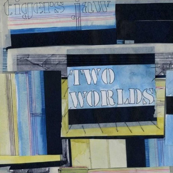 Tigers Jaw – Two Worlds [Green Cassette] cover artwork