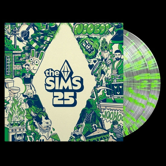 Sims 25th (Soundtrack) [2LP Clear With Neon Green Splatter Vinyl]