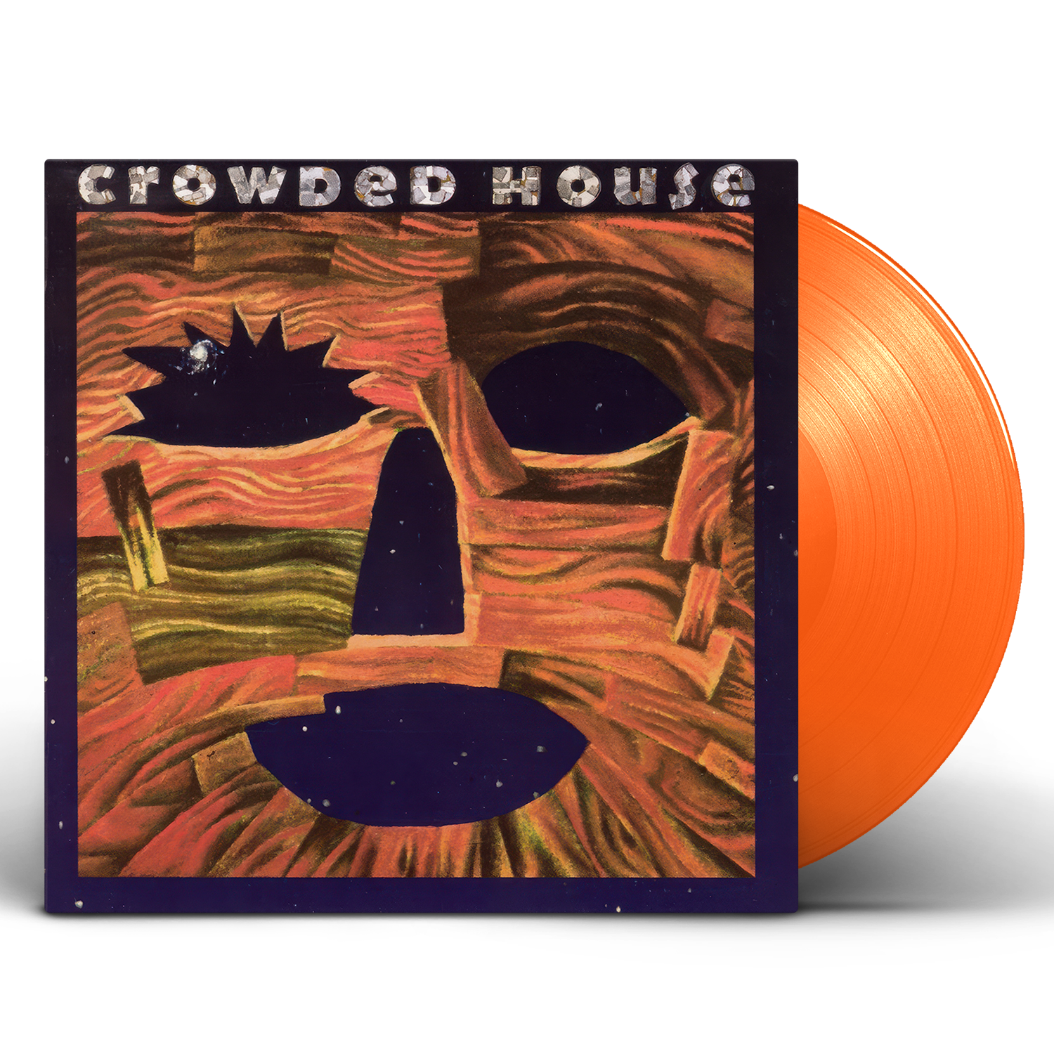 Crowded House - Woodface orange crush vinyl album cover