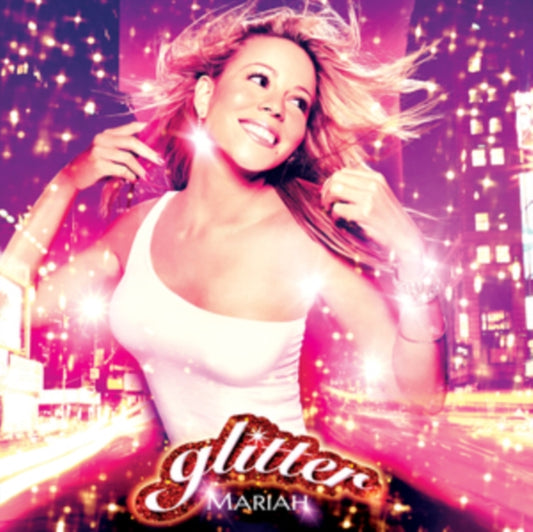 Album cover for Mariah Carey - Glitter (Soundtrack) on 25th Anniversary Midnight Purple 2LP Vinyl