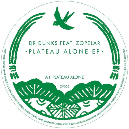 Dr Dunks & Zopelar - Plateau Alone 12-inch vinyl cover art