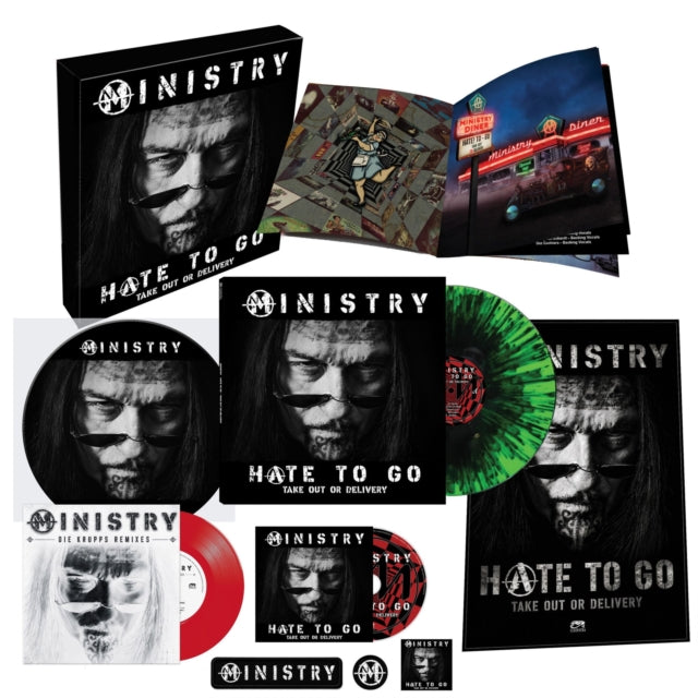 Ministry - Hate To Go: Take Out Or Delivery vinyl cover art