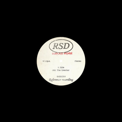 RSD - Jah The Creator / Jah The Creator Dub [10"] cover artwork