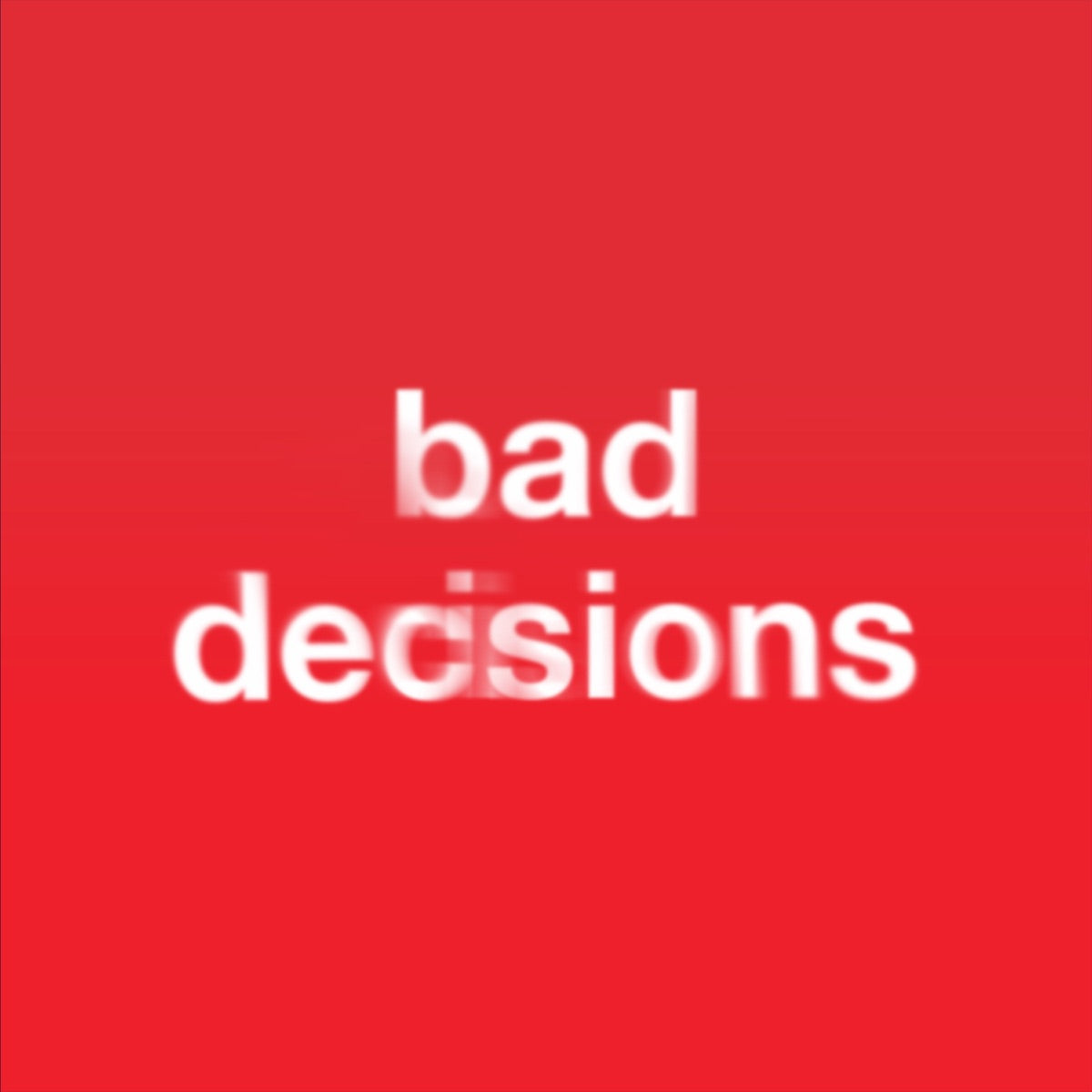 benny blanco, BTS & Snoop Dogg - Bad Decisions [7"]