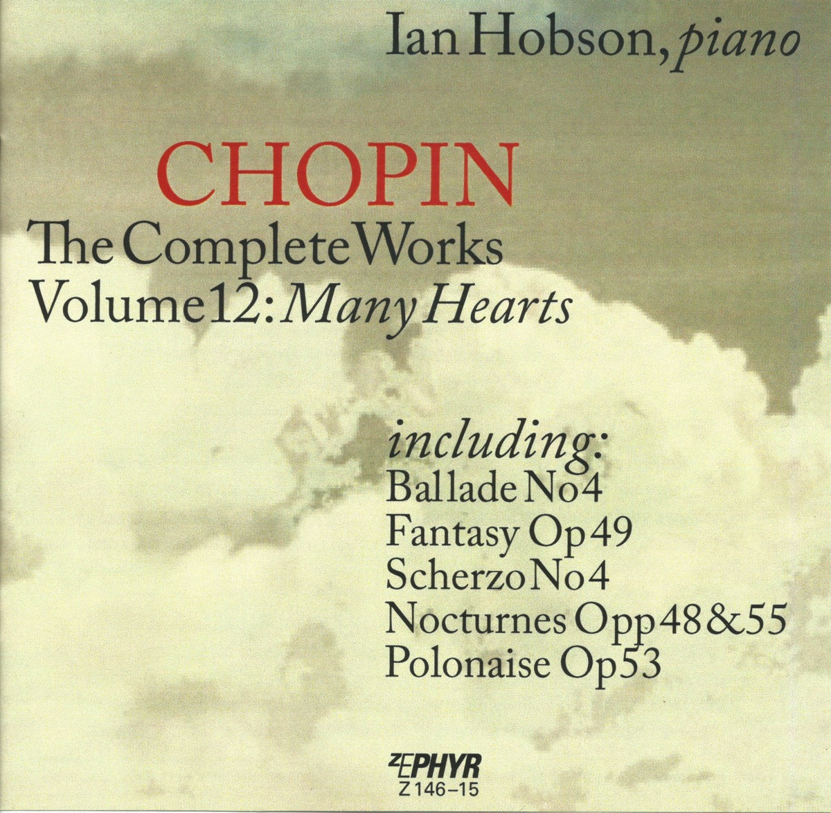 Ian Hobson - Chopin: The Complete Works, Vol. 12 – Many Hearts [CD]