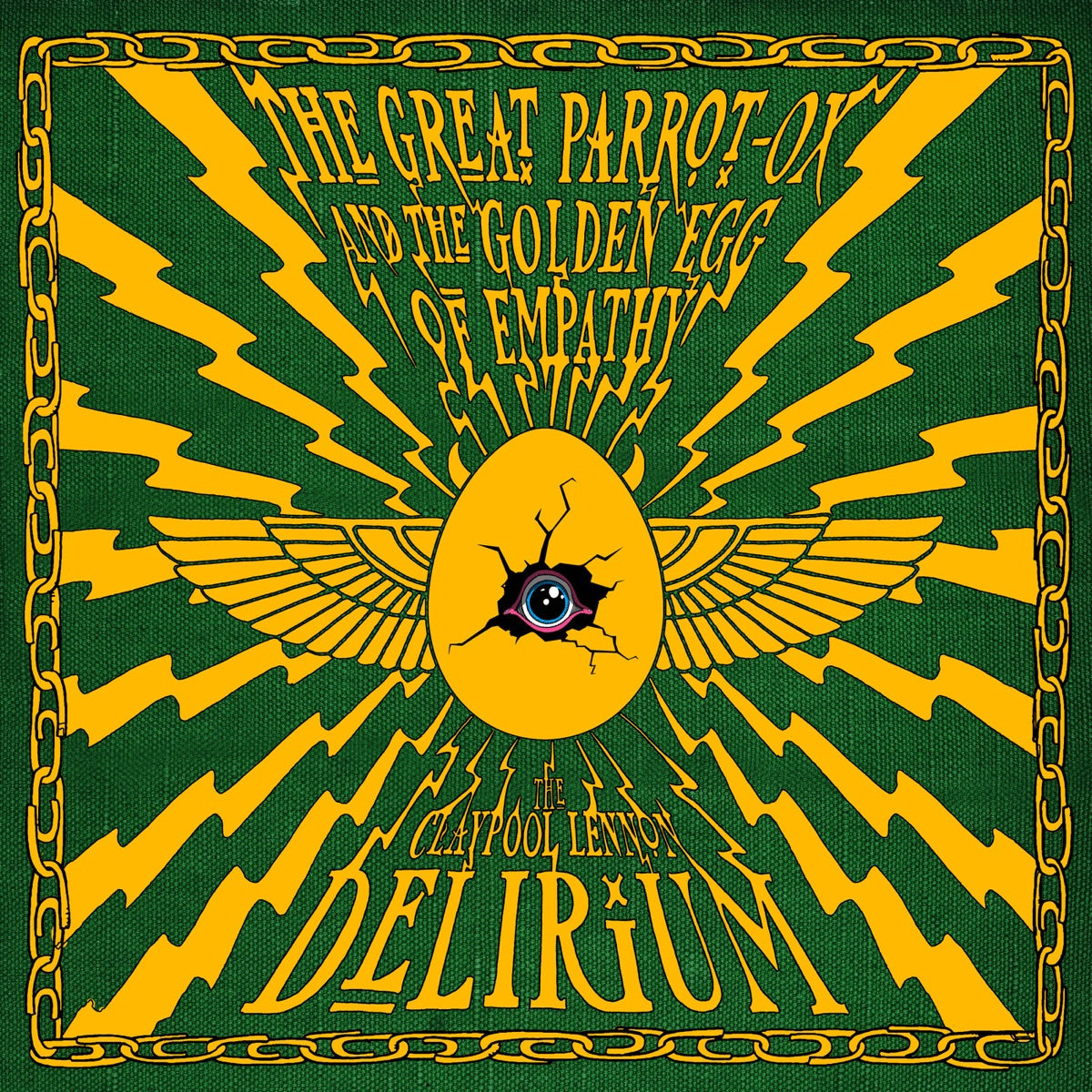 The Claypool Lennon Delirium — The Great Parrot-Ox & the Golden Egg of Empathy [Green 2LP] — product image