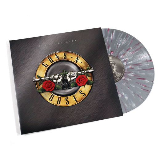 Guns N' Roses – Greatest Hits [Paradise City Splatter Vinyl 2LP] cover artwork
