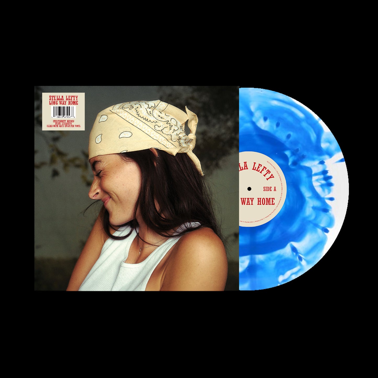 Long Way Home Clear with Blue Splatter Vinyl Indie Exclusive