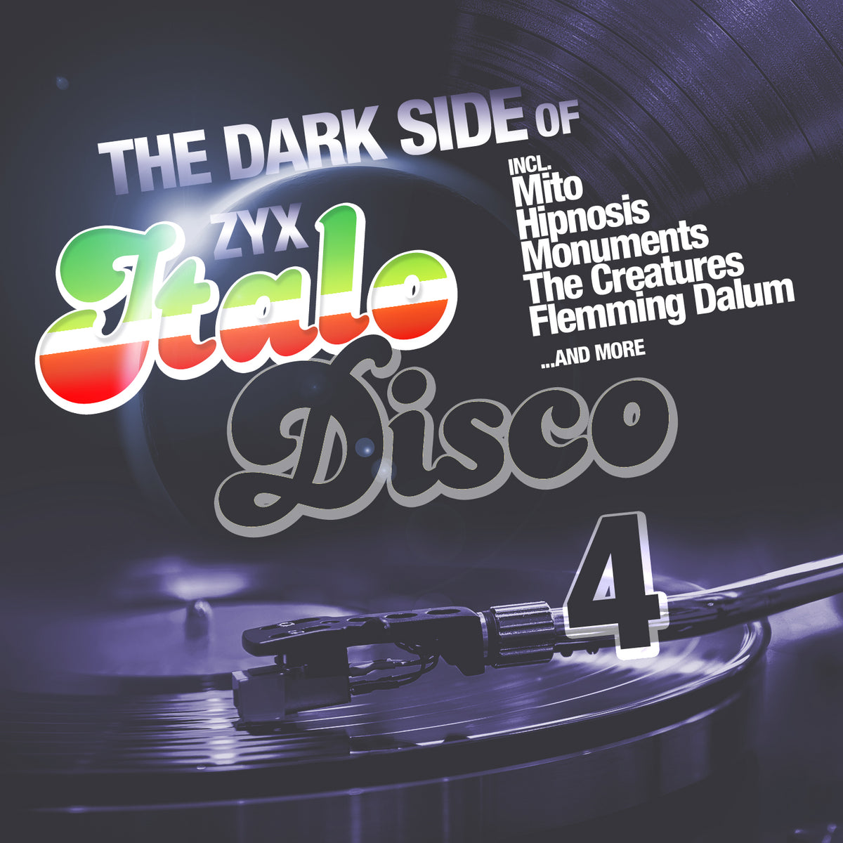 Various Artists – The Dark Side Of Italo Disco 4 cover artwork