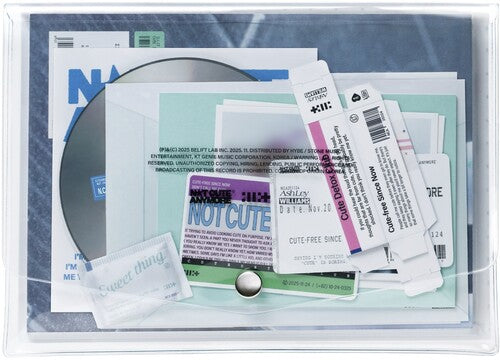 Illit 1St Single Album 'Not Cute Anymore' (Not Cute Version) [CD] (16 Page Mini Book Postcard Bookmark Sticker Poster Photo Set Photocard A & B Photobook Sugar Packet Sticker)