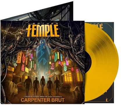 Carpenter Brut — Leather Temple [Yellow LP] — album artwork