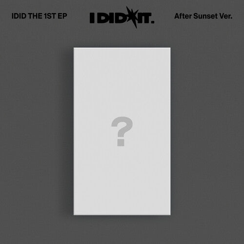 The 1st Ep (I Did It.) After Sunset Version [CD] (Photobook Dust Jacket Interview Folded Poster 2 Photocards 2 Stickers Photo Us Exclusive Postcard)