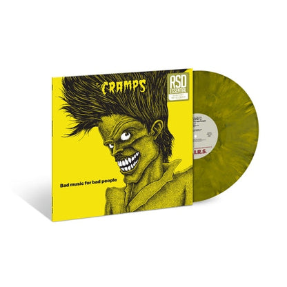 The Cramps — Bad Music for Bad People [Goo Goo Muck Green LP]; artwork and packaging