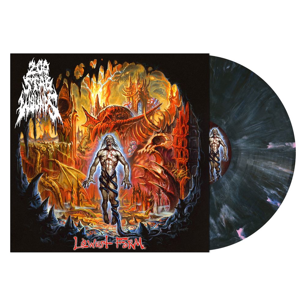 200 Stab Wounds – Lowest Form [Pure Emptiness Blue/Black Marbled Vinyl] cover artwork