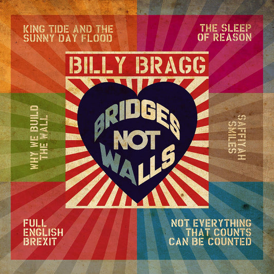 Billy Bragg – Bridges Not Walls [CD] cover artwork