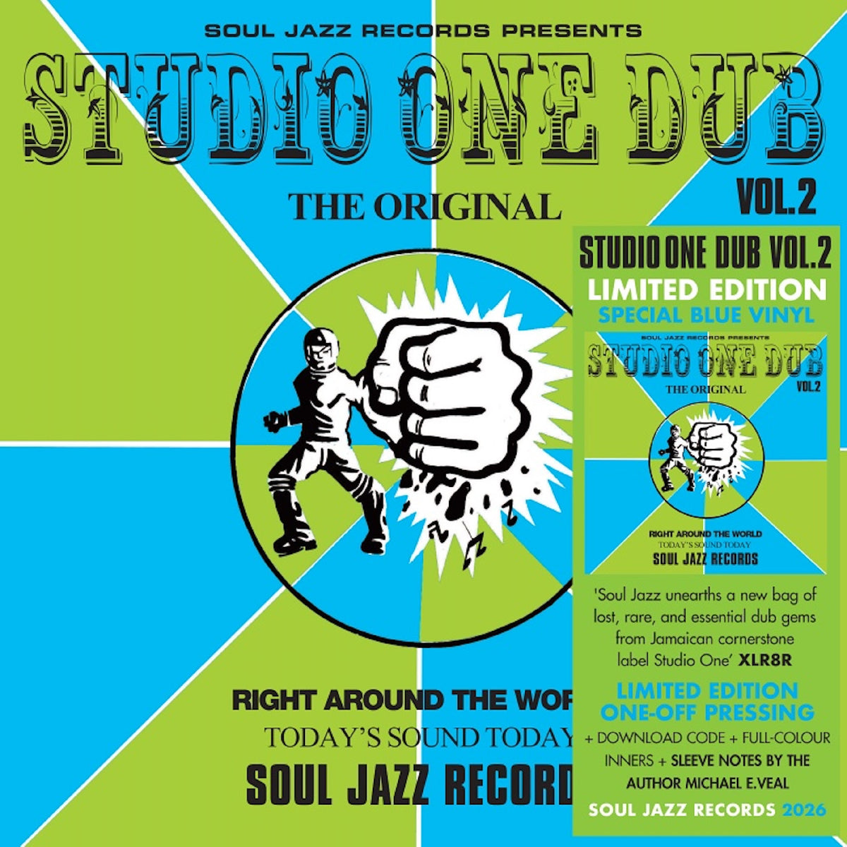 Various Artists - Soul Jazz Records presents Studio One Dub Vol. 2 [Sky Blue 2LP]